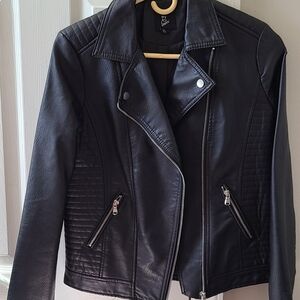 Art Class Black Leather Jacket